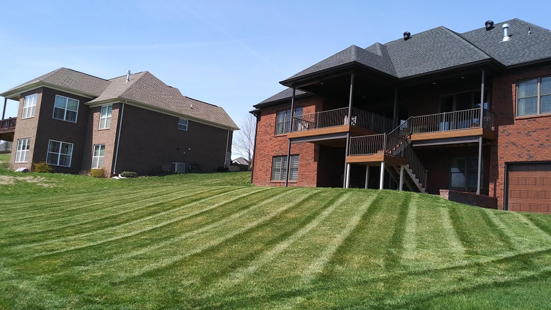 Mowed and maintained lawn in Graymoor-Devondale, KY.